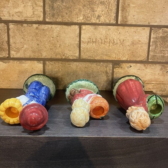 Country Fences by NORITAKE Country Father, Mother,  Daughter  Candlesticks Fall - Picture 9 of 11